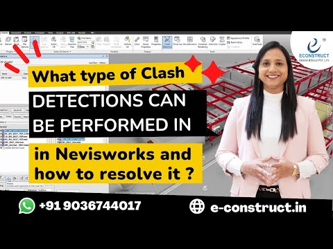 What types of clash detection can be performed in Navisworks and How to resolve it ?