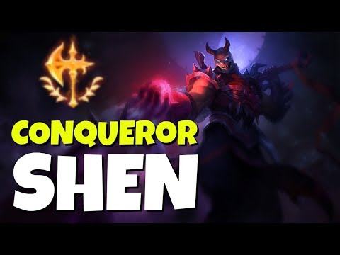 CONQUEROR Shen vs Chogath! League of Legends