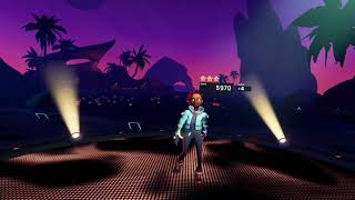 VR fitness - Space Dance Harmony gameplay - 27.02.2021