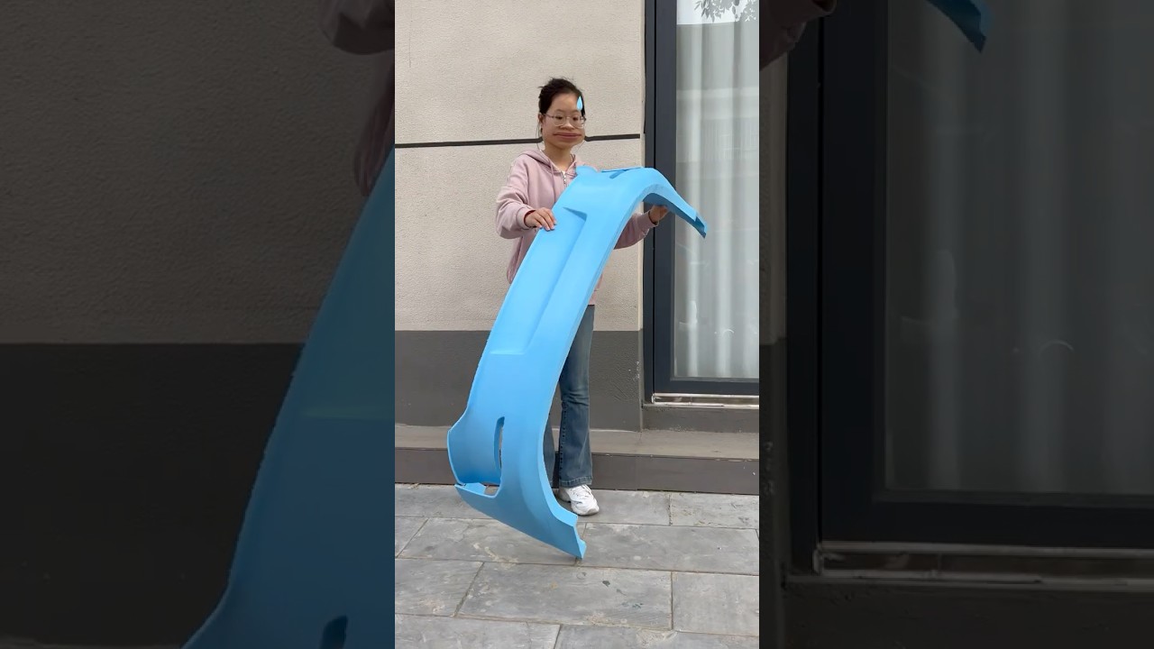 3D printing car bumper with Dowell 3D printer#3dprinter  #machine  #3dprinterupgrade  #dowell3d