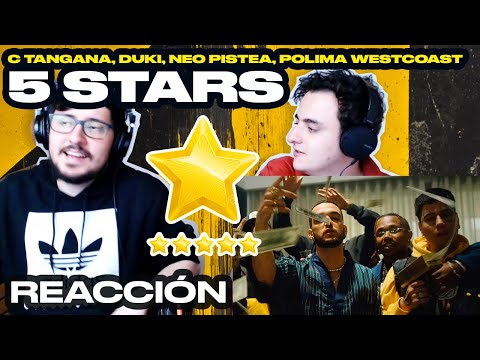 [Reacción] C. Tangana, Duki, Neo Pistea, Polima Westcoast - 5 Stars - ANYMAL LIVE 🔴