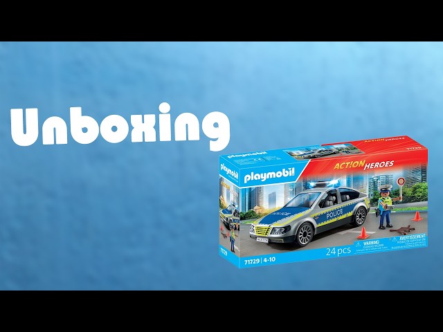 Vídeo relacionado con PLAYMOBIL | Action Heroes | Set de Figuras de Policía | Figuras de Juguete | Figura de Policía | Juguete para niños y niñas a Partir de 4 años | 71730