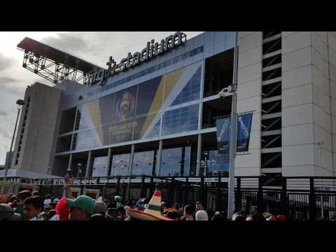 El ambiente ente México vs venezuela Houston tx