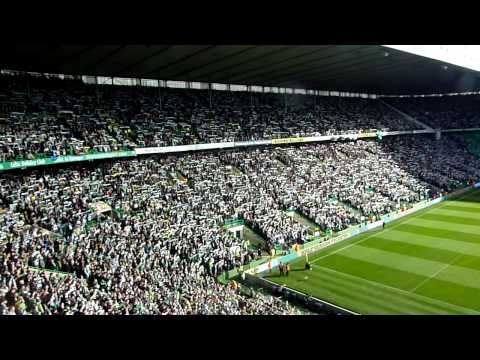 Awesome "You'll Never Walk Alone" after players' entry for the Old Firm at Celtic Park (24/10/2010)