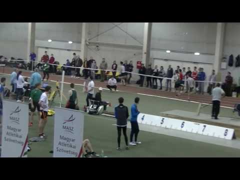 2017.02.25. atlétika Fedettpályás Ifjúsági OB fiú 400 m Budapest 2. futam - Titán TC Szeged