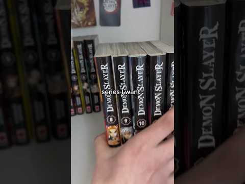 Demon Slayer Manga 📚 series vs my academic books 😿 #manga #mangacollection #demonslayer #animemerch