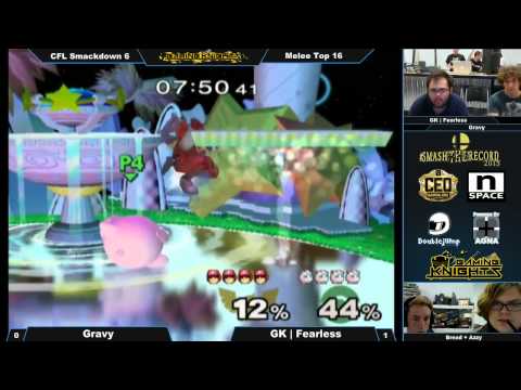 CFL Smackdown 10/25 - Gravy vs  Fearless -  Melee Top 16