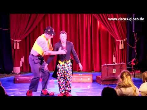 Clown Willi und Benni Circus Gioco Zirkusvorstellung