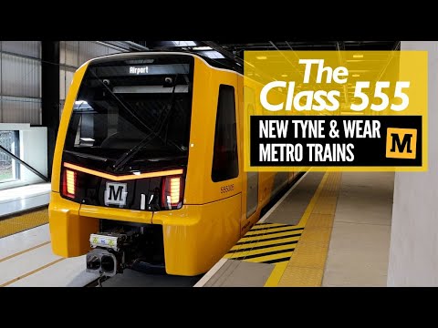 The New Class 555 Trains - Tyne & Wear Metro