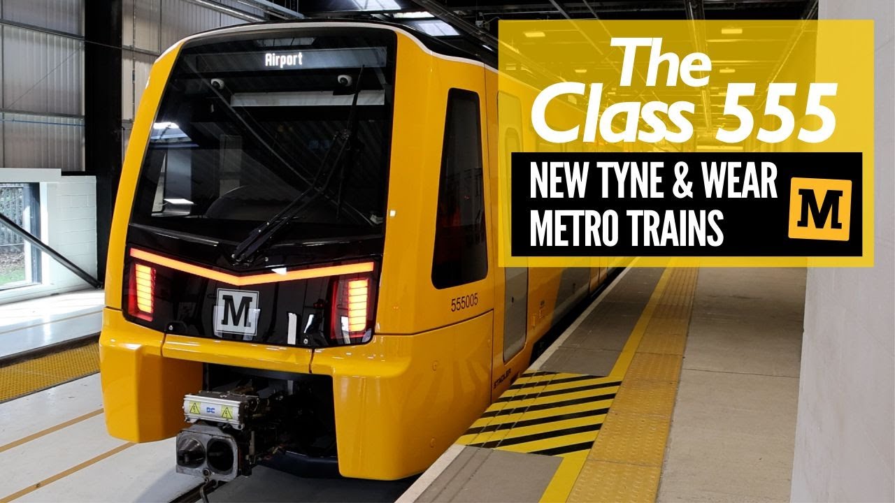 The New Class 555 Trains - Tyne & Wear Metro