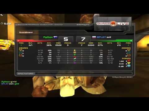 QuakeCon 2016 - WB R16 - Evil (POV) vs Python - map2of3