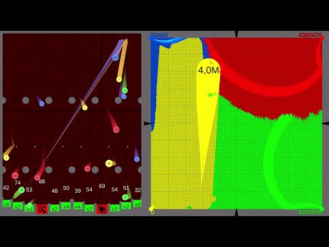 MMoR but every time a shot collides it speeds up (Megapixel Multiply or Release blooper)