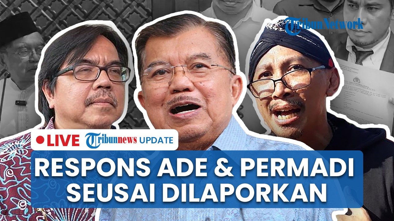 LIVE: Ade Armando & Permadi Arya Berikan Respons seusai Dilaporkan ke Polisi soal Video Ceramah JK
