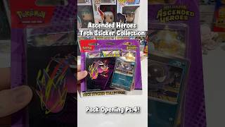 Opening Ascended heroes Tech sticker Collection|Pt.4| #pokemon #pokemoncards #pokemontcg