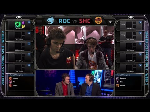 ROCCAT vs Supa Hot Crew | Season 4 EU LCS Spring split 2014 W2D1 G2 | ROC vs SHC