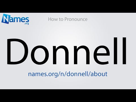 How to Pronounce Donnell