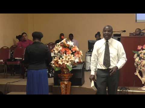 Temoignage by Sister Rosalise and Brother Jean Claude at Gospel Assembly University
