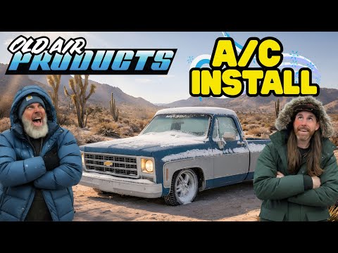 Installing Old Air Products AC on Our Classic Chevy C10 | Blue Collar Gets Cold