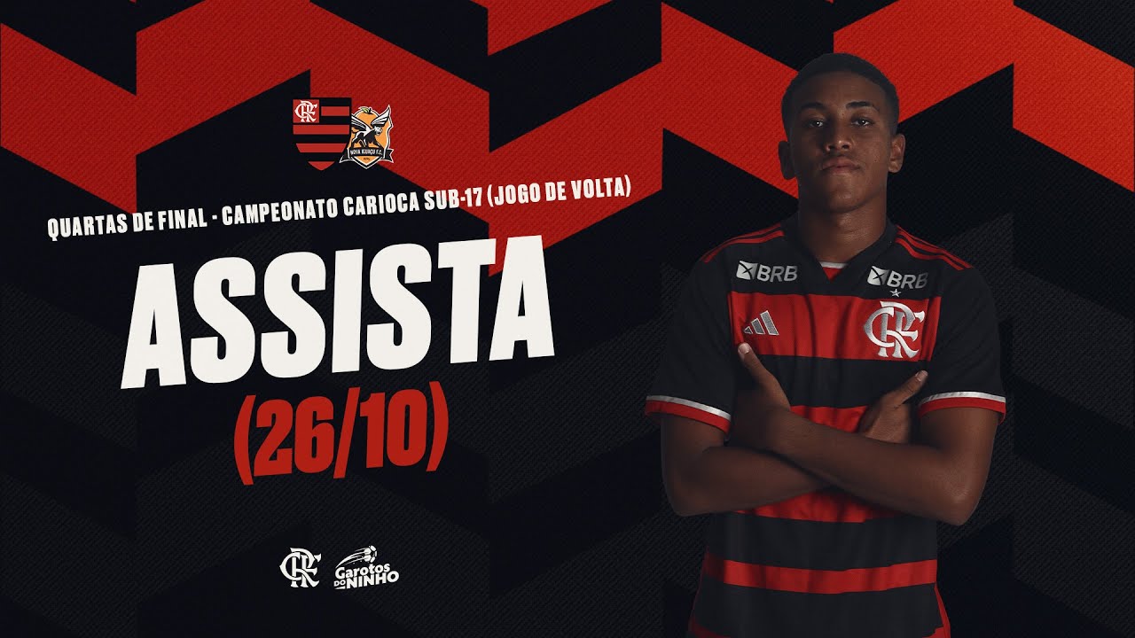 Campeonato Carioca Sub-17 - Quartas de Final - Jogo 2 | Flamengo x Nova Iguaçu - AO VIVO - 26/10