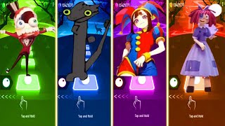 Tiles Hop Digital Circus - Caine VS Toothless Dancing Meme VS Pomni VS Ragatha