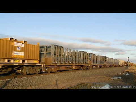 Pacific National MP2 Steel Train (10/12/2017) - PoathTV Australian Railways