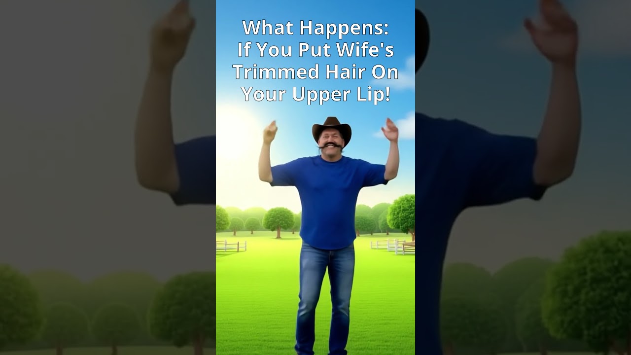 Grow A Big Mustache! (With Spouse Hair Trimmings!)