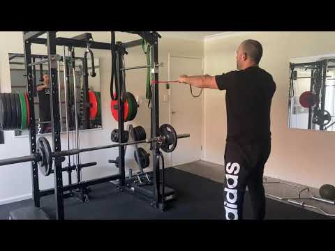 Band Face Pull with External Rotation
