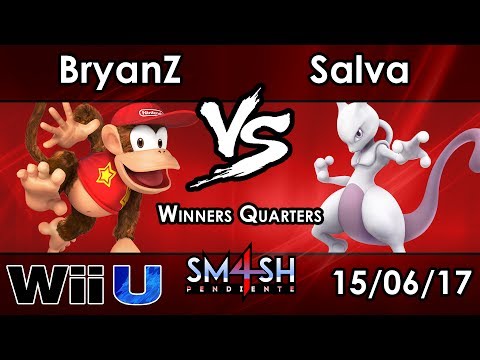 SP87 | HY | BryanZ (Diddy Kong) Vs. SF | Salva (Mewtwo) - Winners Quarters - Smash 4