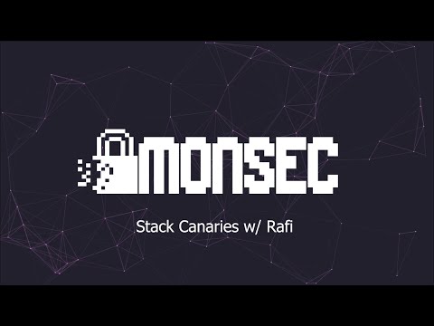 MonSec Week 11 (1/06/2020) Workshop - Stack Canaries