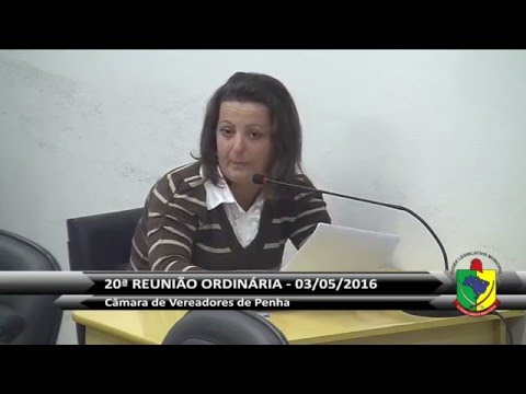 20ª Reunião Ordinária 03/05/2016