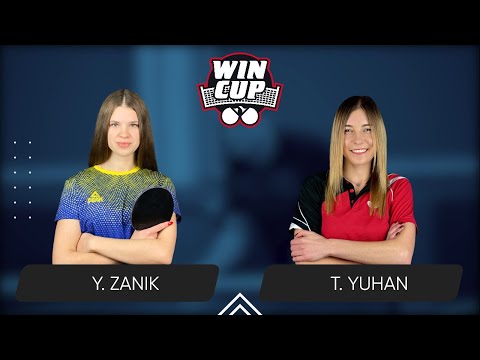 10:45 Yulianna Zanik  - Tetiana Yuhan West 2 WIN CUP 11.08.2024 | TableTennis WINCUP