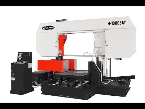 Prévia do vídeo — Serra de fita semiautomática pesada Actual Power H-800SAT