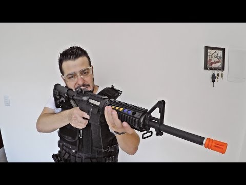 M4 ASR15 KOMPETITOR APS BLOWBACK | Airsoft Review | FBAIRSOFT
