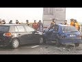 Two dead in Belgian motorway thick fog pile-ups. Two dead in Belgian motorway thick fog pile-ups.