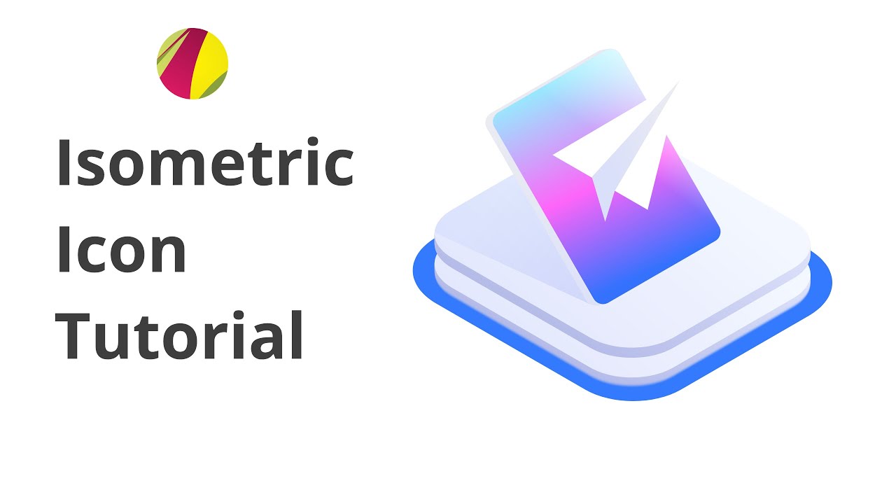 Isometric icon design in Gravit Designer. Gravit intermediate tutorial