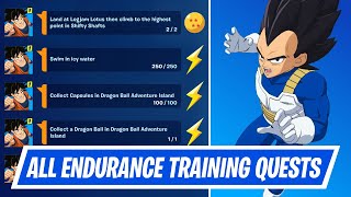 Fortnite Complete Endurance Training Quests - Fortnite Dragon Ball Quests (Day 4)