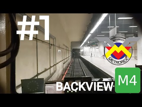 #1 BUCHAREST SUBWAY BACKVIEW M4 STRAULESTI-GARA DE NORD 2