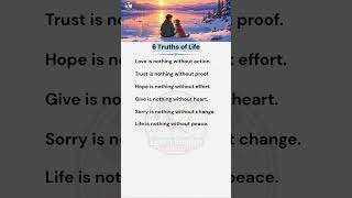 6 Truths of Life 🌱 | English Reading and Speaking Practice | #motivation #englishforbeginners