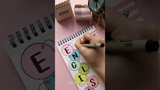 Easy and Beautiful Front Page Idea: English ✨ #shorts #halyncalligraphy #frontpage