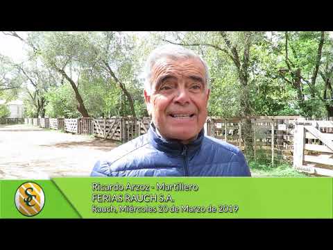 20-03-19 - Ricardo Arzoz - Martillero - Ferias Rauch S.A. - Rauch