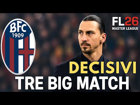 😱 CI GIOCHIAMO LA STAGIONE! Tre Big Match di Fuoco | Master League Bologna – Football Life 26
