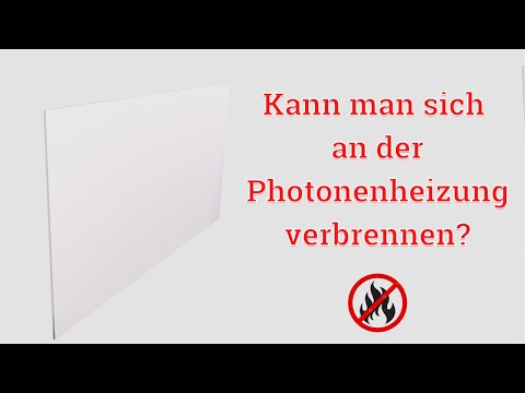 Verbrennt man sich an der Photonenheizung?