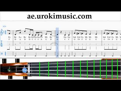 تعليم عزف كمان Axel F - Crazy Frog تدريب دروس تعليم مدرسه كتاب معلم لحن اغاني2