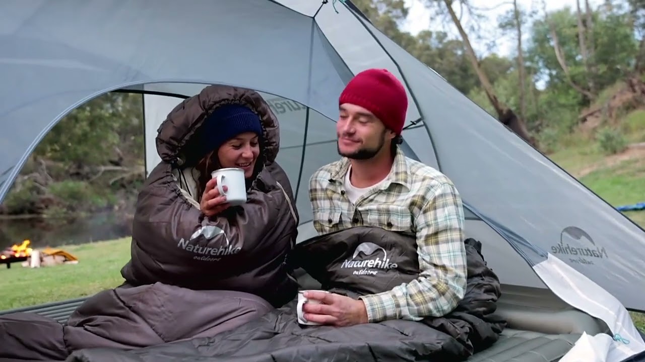 Спальник c капюшоном Naturehike U350 NH20MSD07, (1°C), левый, зеленый