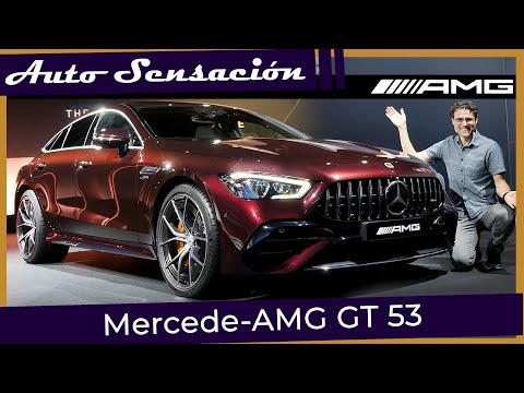 Presentación Mercedes-AMG GT 53 2022 4 puertas coupe . La superberlina deportiva de Mercedes Benz.