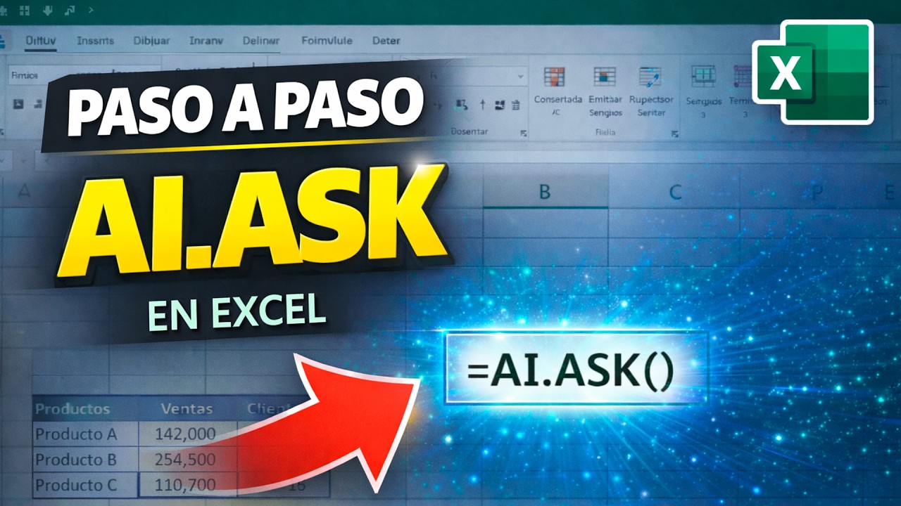 Cómo Usar ChatGPT en Excel con la Función AI.ASK (Paso a Paso) | Inteligencia Artificial en Excel