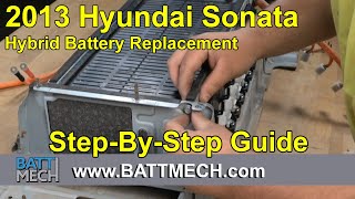 How to Replace/Repair/Fix a 2013 Hyundai Sonata Hybrid Battery Module Pack –Step-by-Step Guide EV
