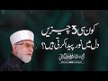 Kon se 3 Chezen Dill me Noor Paida Karti hen? | Shaykh-ul-Islam Dr Muhammad Tahir-ul-Qadri #islam