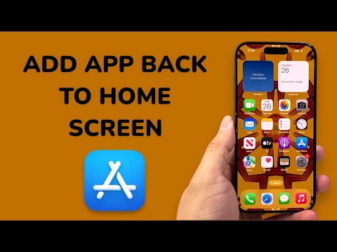 How To Add an App Back To Your Home Screen On iPhone