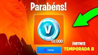como ganhar ate 10 000 v bucks de graca no fortnite temporada 8 - v bucks de graca